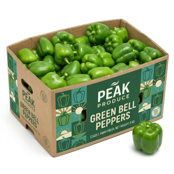 Fresh Green Capsicum Box – Premium Organic Capsicums | Delivered Dubai