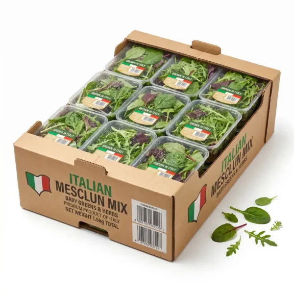 Lettuce Mesclun Mix Box Italy– Fresh Premium Salad Mix Dubai